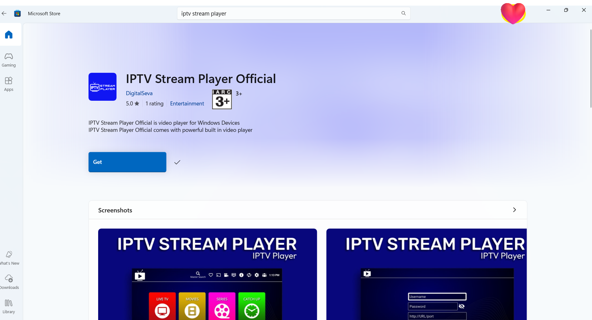 IPTV stream Player